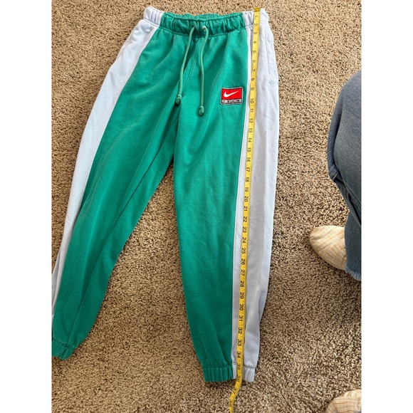Nike Team Colorblock Sweatpants Neptune Green Joggers Women's Small Team Logo - Picture 6 of 9